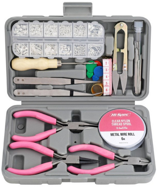 tinduo DIY 공예 액세서리 공구세트 미니 플라이어 집게 보석제작 여성 전용 복합세트, 1세트