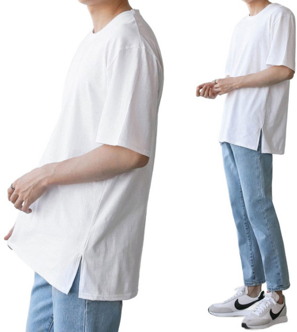 어반플리커 2장묶음구매 레이어드 반팔티