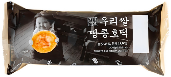 무꼬무꼬 우리쌀 땅콩호떡 5개입, 1개, 300g