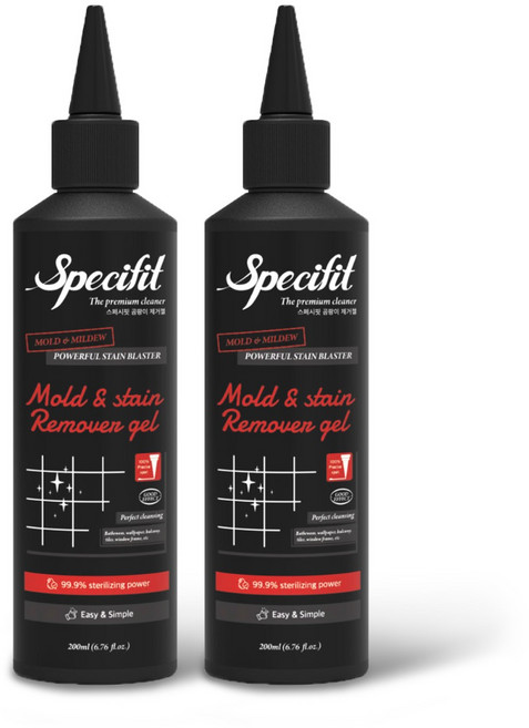 스페시핏 강력 바르는 곰팡이 젤, 2개, 200ml