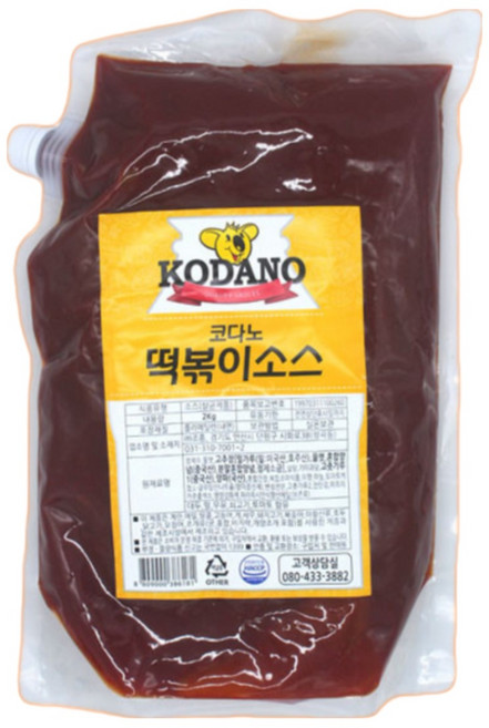코다노 떡볶이소스 2kg 5개