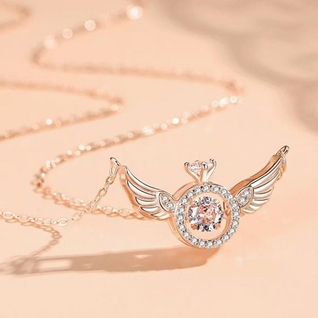 천사의 날개 수호천사 목걸이 18K 도금 Wings of Angel Necklace 변색 방지 알러지 프리