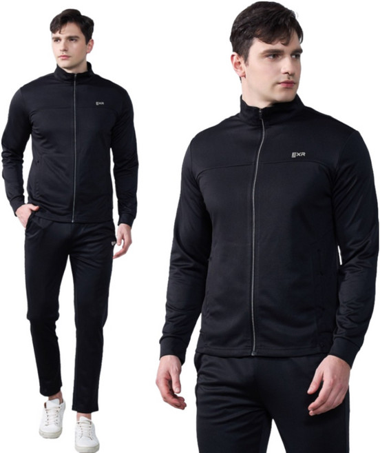 [EXR] 남성 더뉴 베이직 에디션 트랙수트 세트 블랙