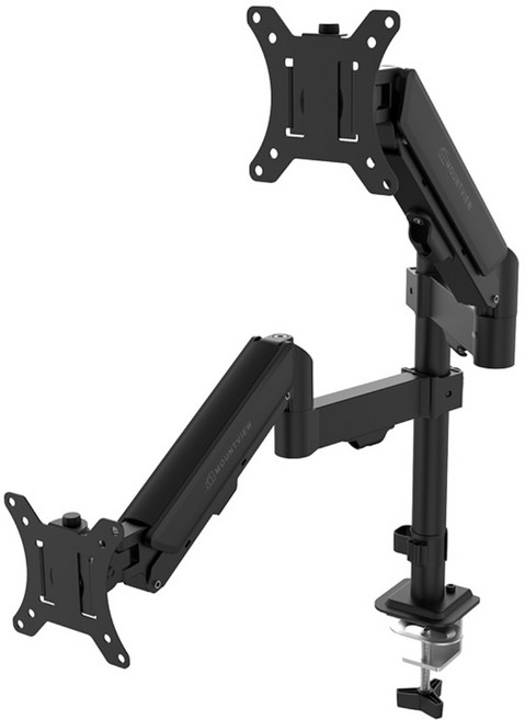 마운트뷰 듀얼 모니터암 MV-G10 PLUS, 1개, 블랙 [EW033]