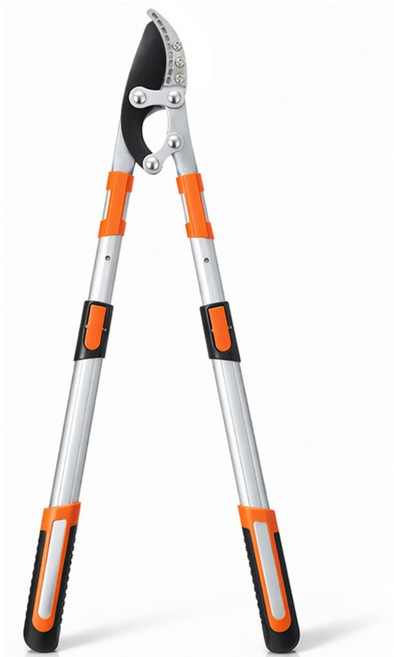 ROYAI ONE 고강도 대형 전지가위 길이조절 원예 가위 전정가위, 1개