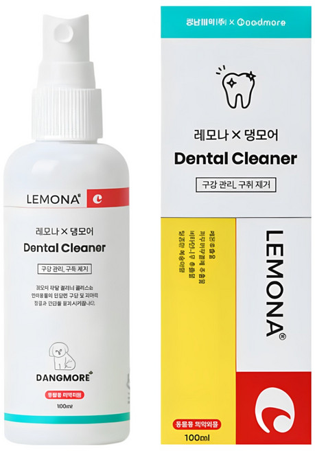 댕모어 레모나 반려동물 덴탈 클리너 플러스, 1개, 100ml