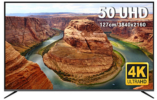 스마트뷰 J50PE UHD 4K TV (50인치 UHD TV), 벽걸이형 기사님 방문설치