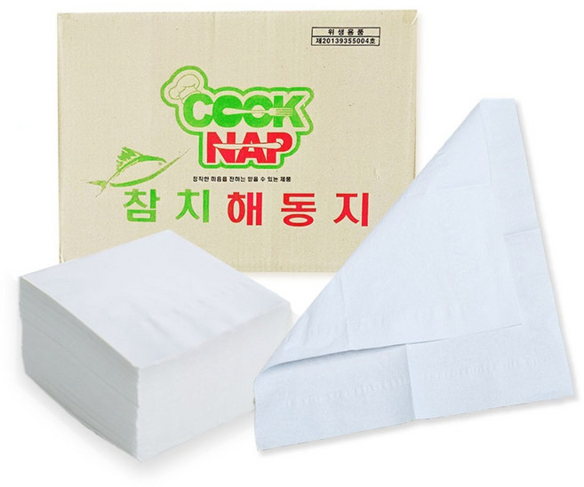 쿡냅 참치 해동지 1200매 2겹 (국내생산 흡수지 생선 미트 시트 페이퍼), 해동지 365*395, 1개, 1200개입