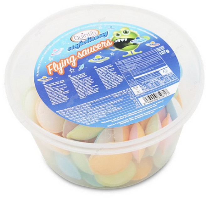 오블레아스 우주선 모양 캔디 127g 스페인수입캔디, 10개