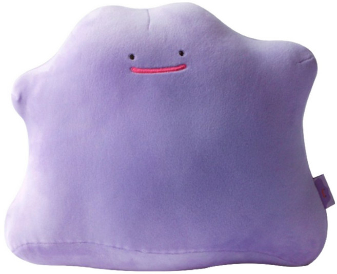 포켓몬 메타몽 모찌 쿠션 인형 30cm 애착 캐릭터 동물, 1개
