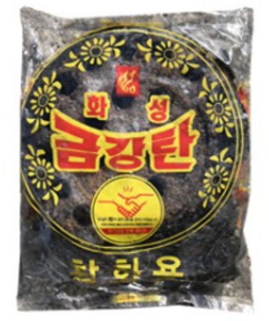 화성 금강탄 착화용 숯불 번개탄, 5개, 230g