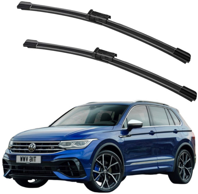 톨장군네 폭스바겐 티구안 18~24년 및 올스페이스 순정형 와이퍼 블레이드 세트, 전면와이퍼, 티구안2세대 18년~24년식
