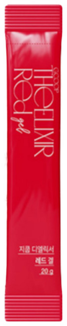 디엘릭서 레드 겔 30포, 600g, 1박스