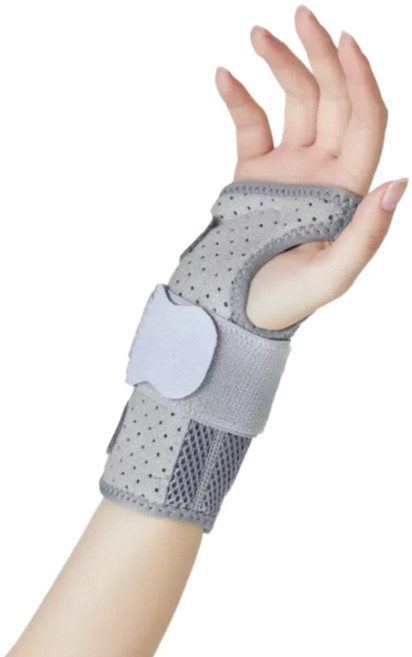 내몸연구소 편한 손목 고정 보호대 손목지지대, 그레이