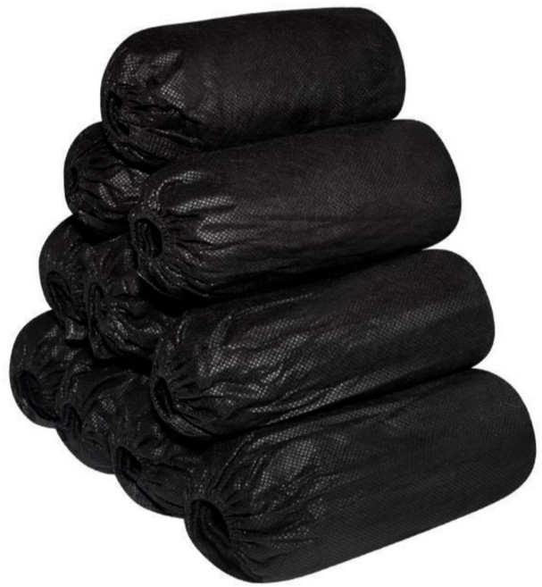 일회용 덧신 부직포 위생 신발 커버 300g, 2000개, 검정