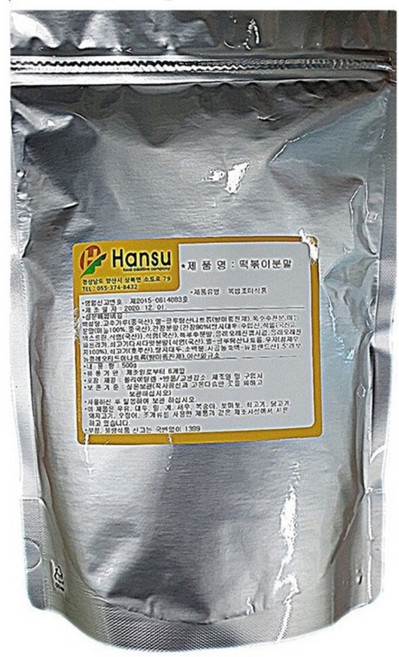 한수네 떡볶이 소스 분말 가루 재료 양념 업소용 떡볶이양념장 즉석 국물 스프 매운맛, 500g, 1개