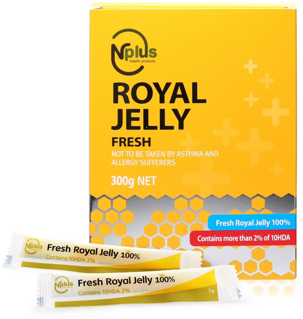 [마더네스트] 엔플러스 생로얄젤리 원액 스틱형 60포 (2개월분), 300g, 1박스