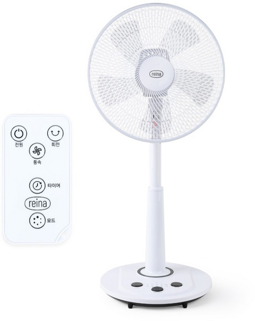 REINA 초미풍 리모컨 발터치 서큘레이터형 선풍기, RF-3511R