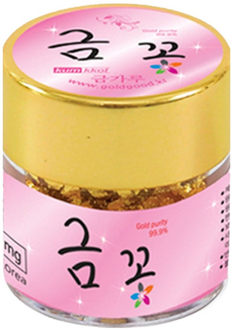 최저가국내산휴대용식용미용금꽃금가루30mg, 30mg, 1개