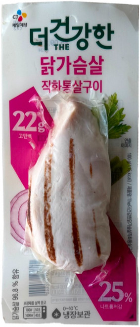 CJ제일제당 더건강한 닭가슴살 직화 통살구이100g*10개, 100g, 10개