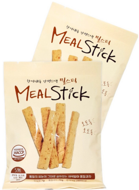 밀스틱 발아통밀과자, 70g, 24개