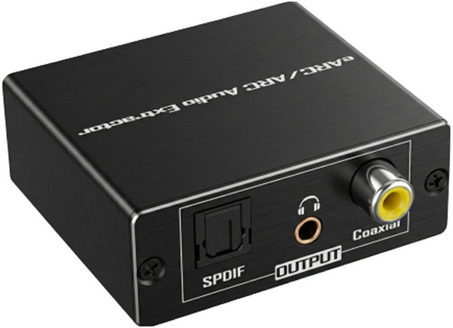 HDMI ARC eARC 광오디오 컨버터 사운드바 스피커 음향추출기 COAXIAL 변환젠더, eARC 오디오 분리기