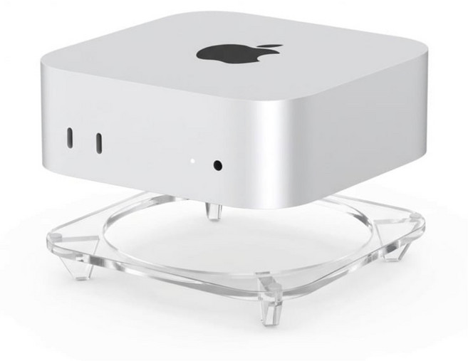 미니독 맥미니 M4 투명 아크릴 스탠드 거치대 받침대 쿨링 도킹스테이션, 1개