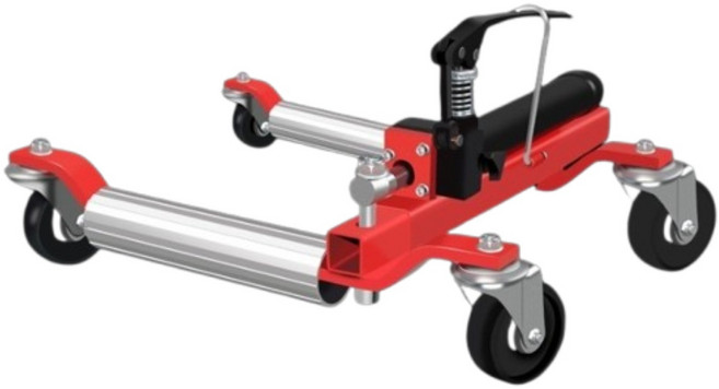 리프트로버 차량 유압 포지션잭 주차장 견인 타이어 이동 휠돌리 리프트, 1개