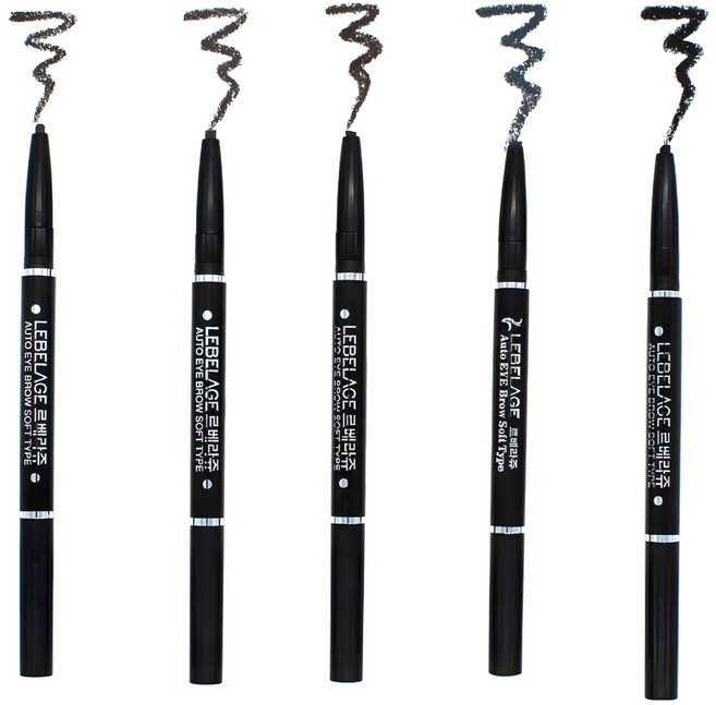 [르베라쥬]오토 아이 브로우 소프트 타입 145mm0mm(5color), 회갈색, 1개