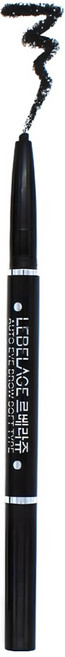 [르베라쥬]오토 아이 브로우 소프트 타입 145mm0mm(5color), 흑색, 1개