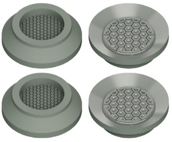 해피크린 3세대 반영구 신상품 세탁기 소음 진동 충격 방지 패드 받침대, 4개, 그레이