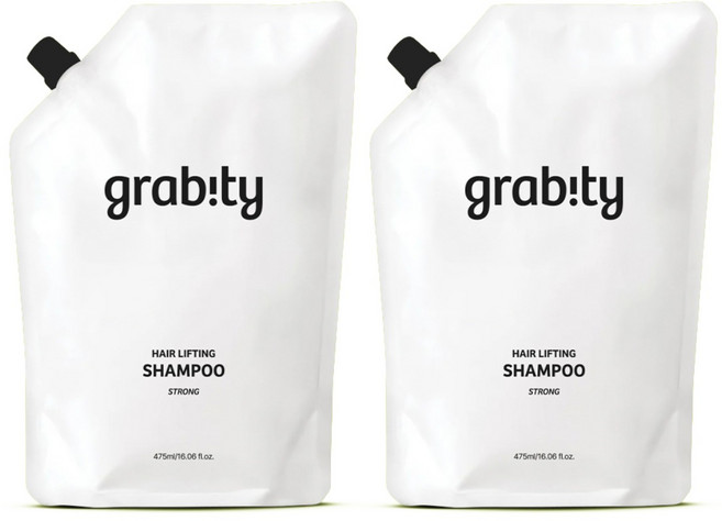 그래비티 헤어리프팅 샴푸 스트롱 더블세트 친환경 가성비, 2개, 475ml