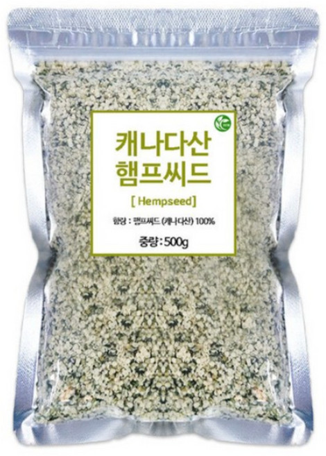 신영몰 햄프씨드 햄프시드 캐나다산 농산물 대마씨, 2개, 500g
