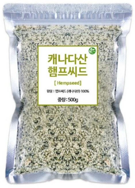 신영몰 햄프씨드 햄프시드 캐나다산 농산물 대마씨, 2개, 500g - 쿠팡