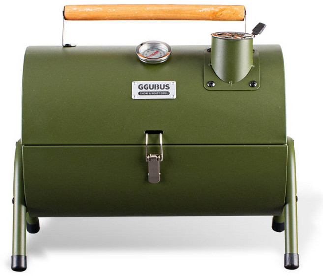 캠핑몽 카고 휴대용 바베큐 그릴 3색 숯불 화로 캠핑 훈제 훈연 직화 야외 BBQ, 1개