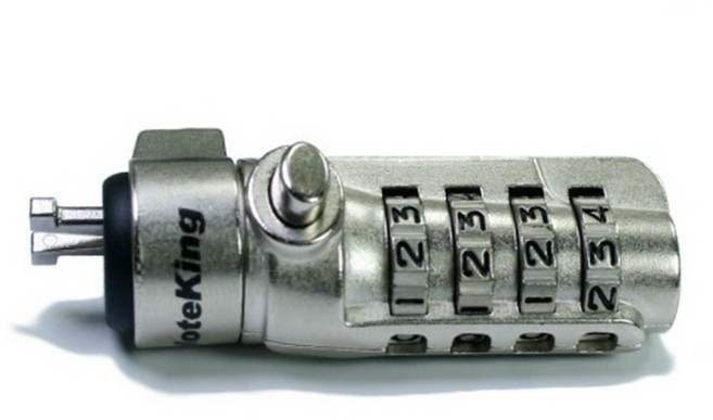 노트킹 삼성 노트북 시큐리티 슬림 슬롯 전용 다이얼락 잠금장치 보안케이블, Note Lock-SSL