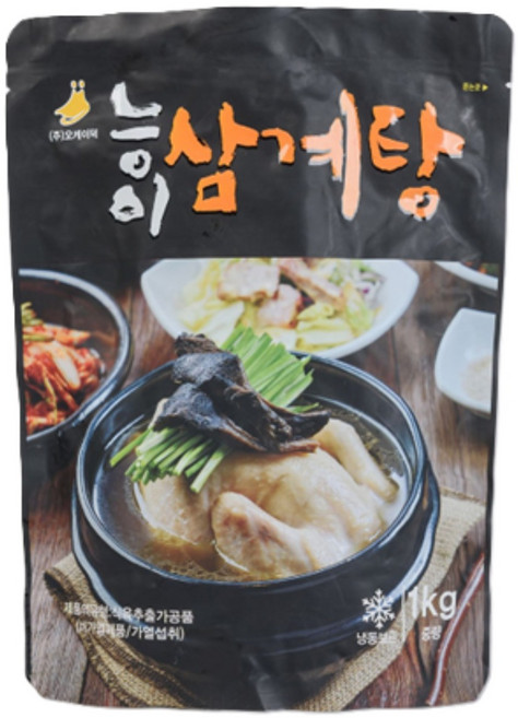 건강한 능이삼계탕 1.2kg, 1개