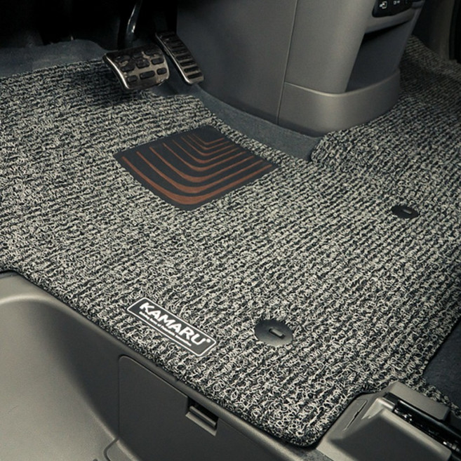 카마루 내츄럴코일매트 1+2+3+4열 스타리아 킨더 15인, 그레이, 스타리아 킨더 15인승