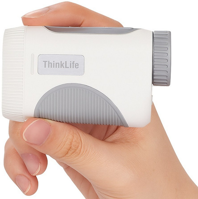 씽크라이프 미니 골프 레이저 거리측정기 600m 초경량 초소형 포켓, 화이트, KM-MA600H