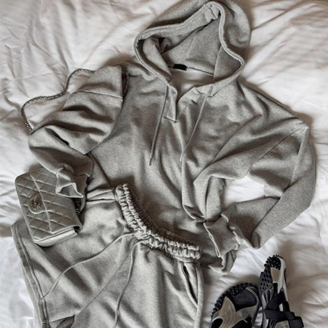 [난닝구]수틴브 후드티숏팬츠세트