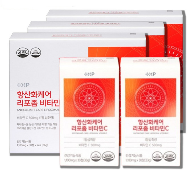 식약청인증 항산화케어 리포좀 비타민C 500 공복 섭취 부담 없는 고함량 비타민씨 리포조말 흡수율 높은 항산화 에 좋은 비타민C 영양제, 3개, 60회분