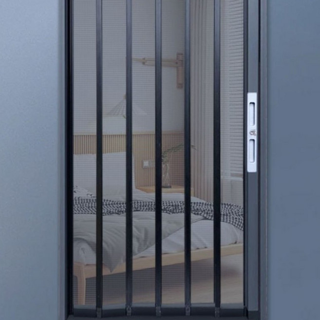 루나텍스 현관 방충망 폴딩 방범망 접이식 방충문 주문 제작, 1개