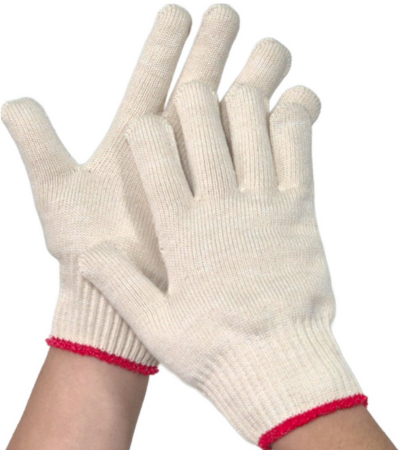 국산 두꺼운 면장갑 80g 목장갑 겨울용, 10세트, 화이트