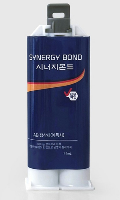 에폭시접착제 강력본드 타일 금속 나무 방수 플라스틱 돌 퍼티 목재 다용도, 44ml, 1개