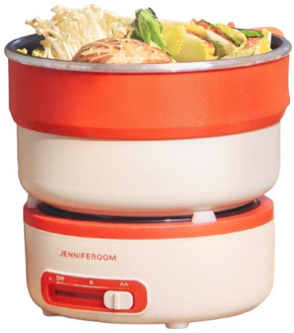 제니퍼룸 캠핑용 캠덕션 미니 멀티쿠커 플러스 라면포트 오트밀 JRK-MC2001OM