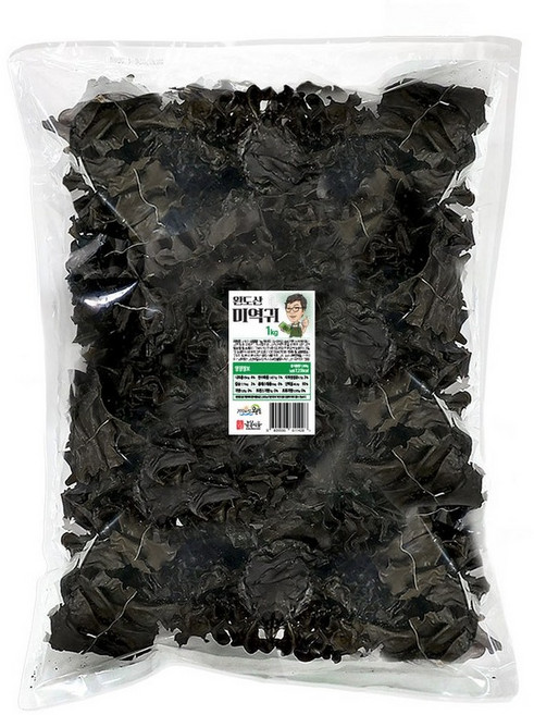 금복식품 완도 저염 미역귀 1kg 국산 대용량 반찬용 햇미역귀, 2개