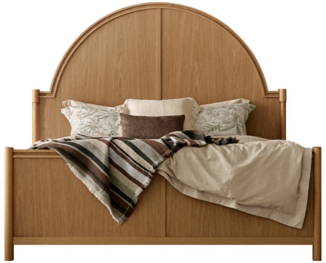 [시몬스] 바우드 A. 뷰티레스트 스위트. 라지킹 침대, 내추럴오크