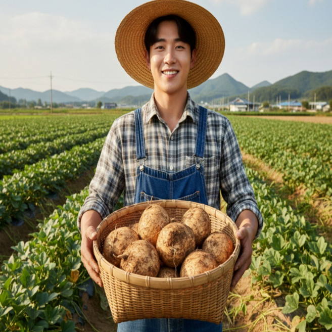 25년 갓 수확한 국내산 히카마 (출시기념 행사 100박스 한정) [3MM], 1박스, 10KG