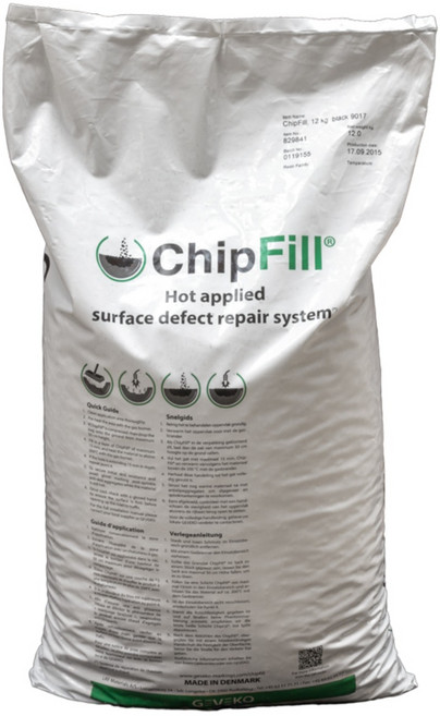 장비가 필요없는 아스팔트 도로 균열 보수제 12kg 포트홀 마당 보수, 칩필 12kg, 1개