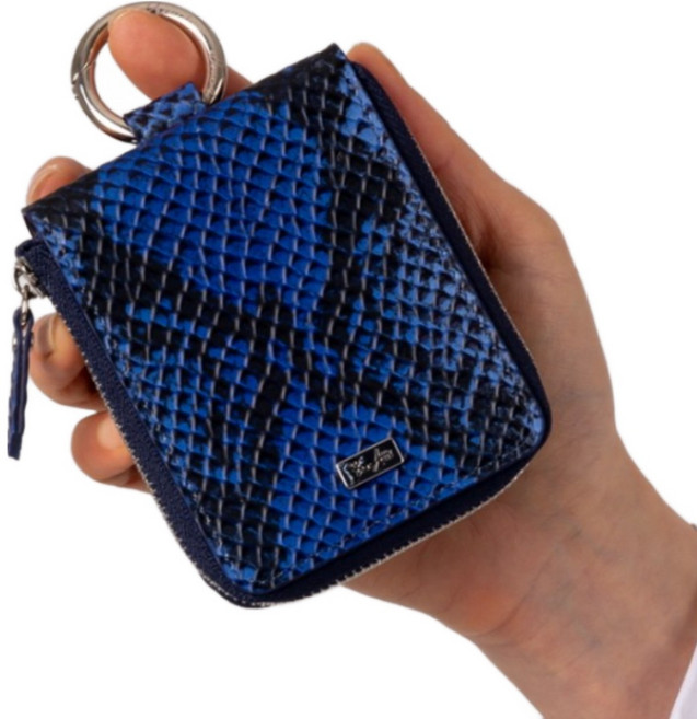 본아띠 천연소가죽 아나콘다 돌체 지갑형 지퍼 힌지보호 갤럭시 Z플립 케이스 + 핸드 스트랩